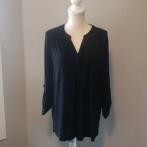 Black flowy blouse!